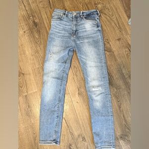 Mid-Rise Denim Ankle Jeans by Zara